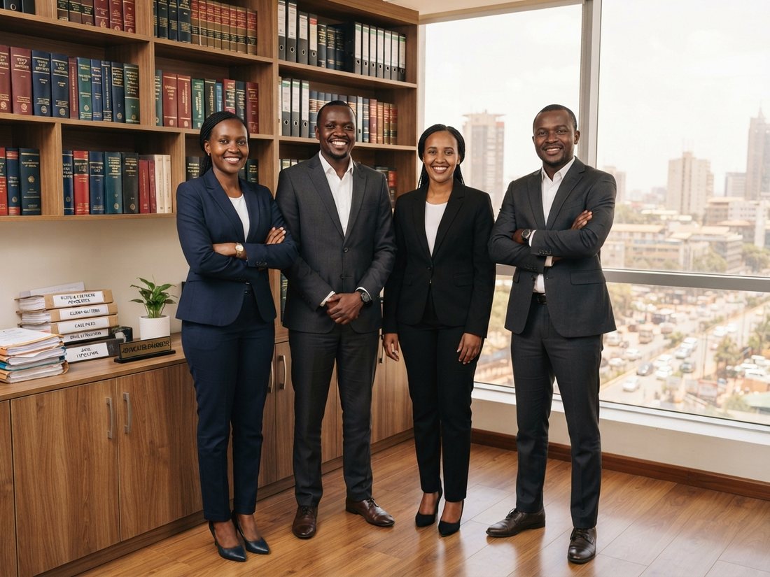 The advocates of Maiyo & Mbugua Law Advocates LLP in the firm chambers